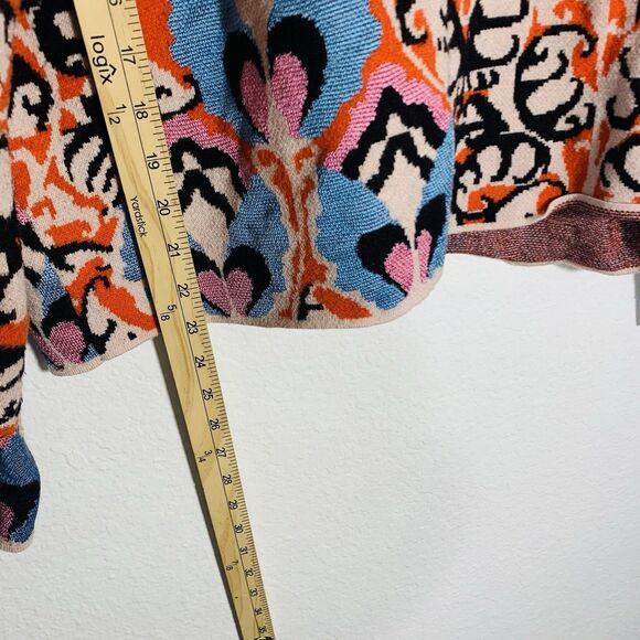 Anthropologie Maeve Mock Neck Multi-Pattern Oversized Sweater Size Small Women’s - Picture 11 of 15